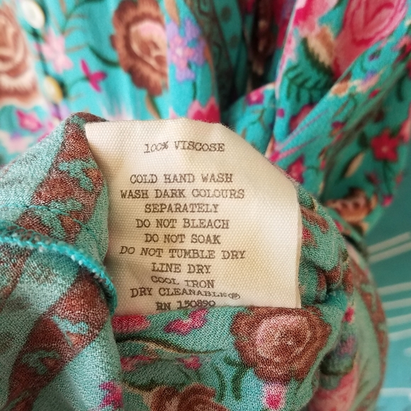 Babushka Play Dress in Turquoise - Picture 2 of 5